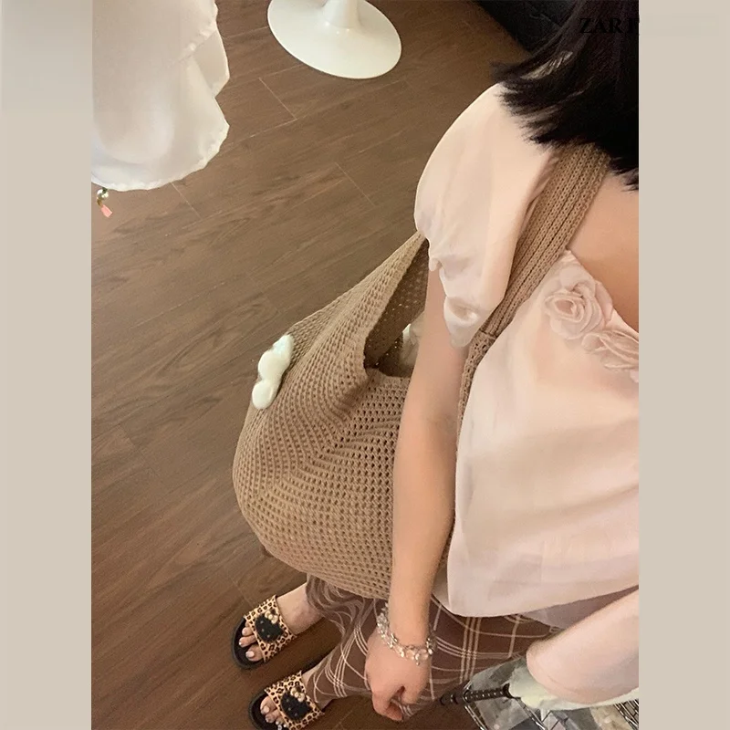 

Zar Fendan, новинка лета 2022, пляжная повседневная большая сумка, женская большая сумка Capaci на одно плечо, подмышки