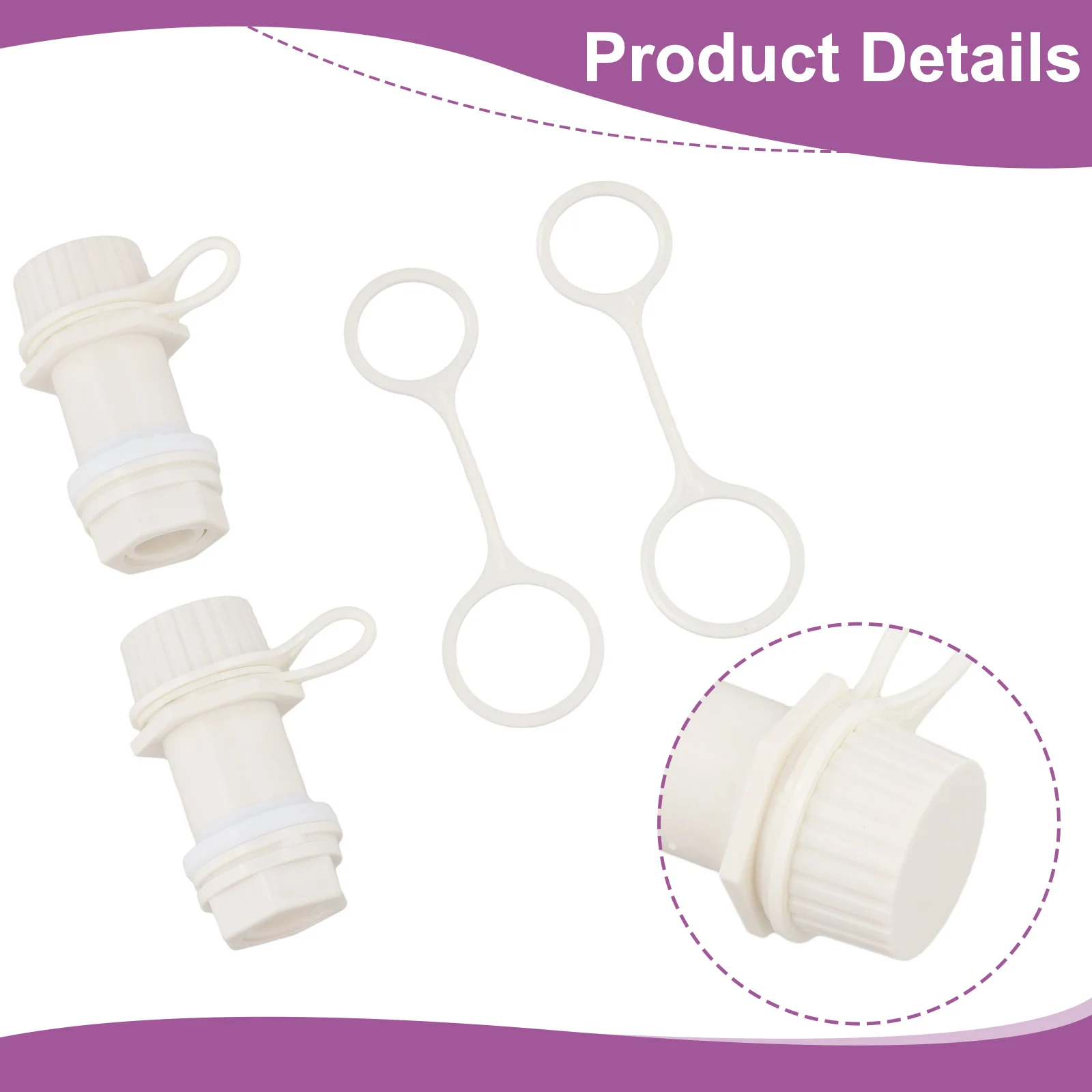 Threaded Drain Drain Assembly Cooler Wall Thickness 1-1 16 Inch Easy Installation Cooler Drain Leak for proof Easy Installation