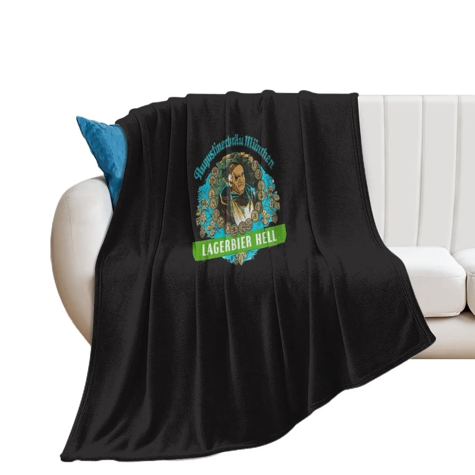 

Augustiner Munich Beer...Lagerbier Hell Classic T-Shirt Throw Blanket Sleeping Bag Decorative Beds Blankets