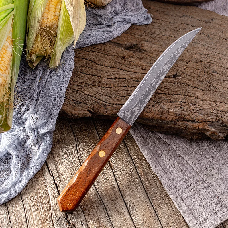 XUANTENG Damaststahl Mehrzweck kleines Messer Obstmesser Melonenpeeling Schälen Haushaltsmesser