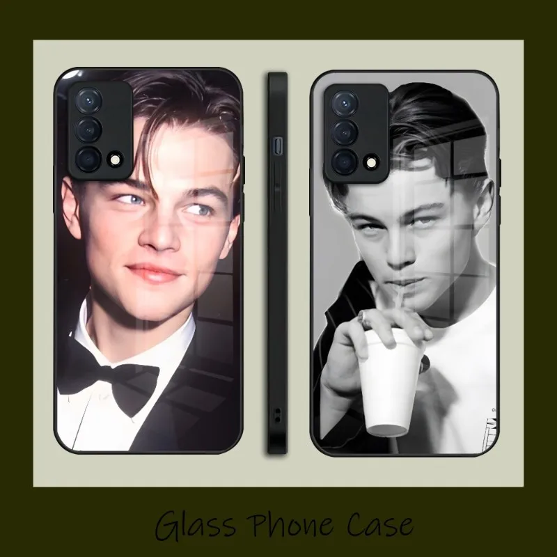 Leonardo DiCaprio Young Phone Case Glass For OPPO A54 A57 A92S A93S A95 FindX3 X3Pro X5Pro K7 K9 Reno 6 6Z 7 7SE 4 4SE 5F Coque