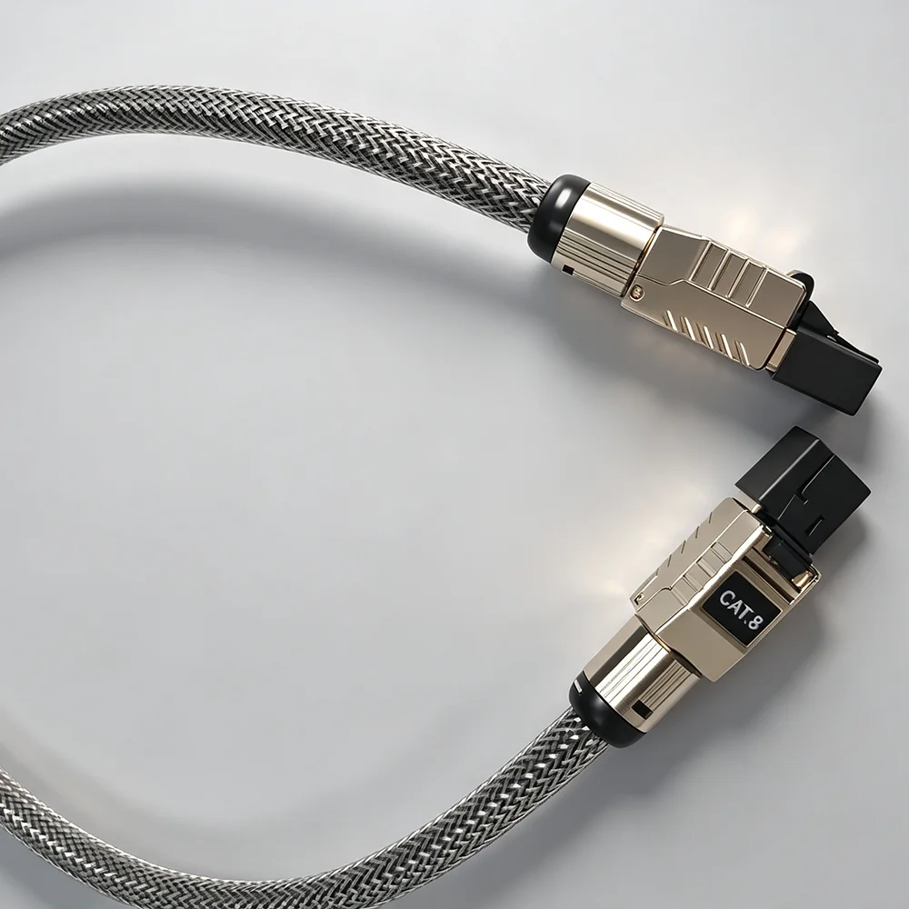 Cable Ethernet CAT8 de plata p - Esports Gaming Live reseña y precio