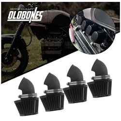 Cafe Racer K Serie For BMW K Series K75 K100 4PCS Air Intake filter Kit Motorcycle Accessories Air Cleaner Intake System Kit