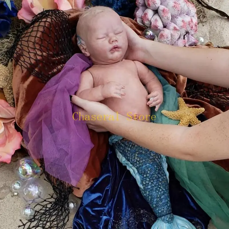 

E7CE 25 Inches Unpainted Baby for Doll DIY Handmade Soft Realistic Babies Toddler Boys Girls Mould Suppli