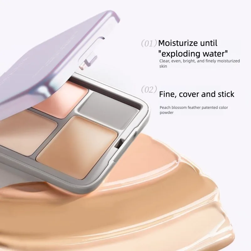 Goody Three-Color Concealer For Covering Spots, Acne Marks, Dark Circles, Makeup Artist Special, Long-Lasting Brightening,