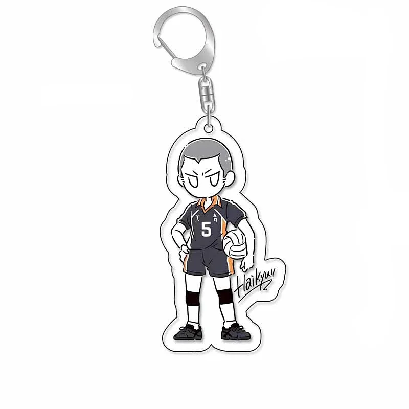 Niedlicher Acryl-Schlüsselanhänger – Haikyuu!! Hinata & Kageyama, Oikawa, Kenma – Anime-Peripherie Für Tasche, Auto Oder Rucksack