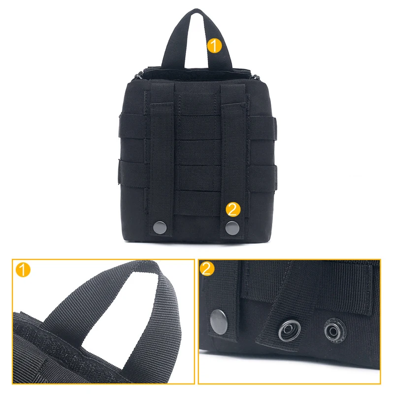 Outdoor Emergency Waist Bag First Aid Bags Molle Pouches Gear Waist Bag Men Phone Pouch Camping Hunting Accessories