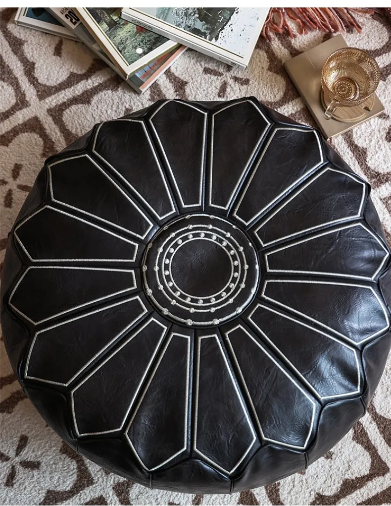 Large Round Floor Cushion Comfortable Lazy Circular Seat Cushion Meditation Mat for Yoga Meditation Spiritual Home Practice