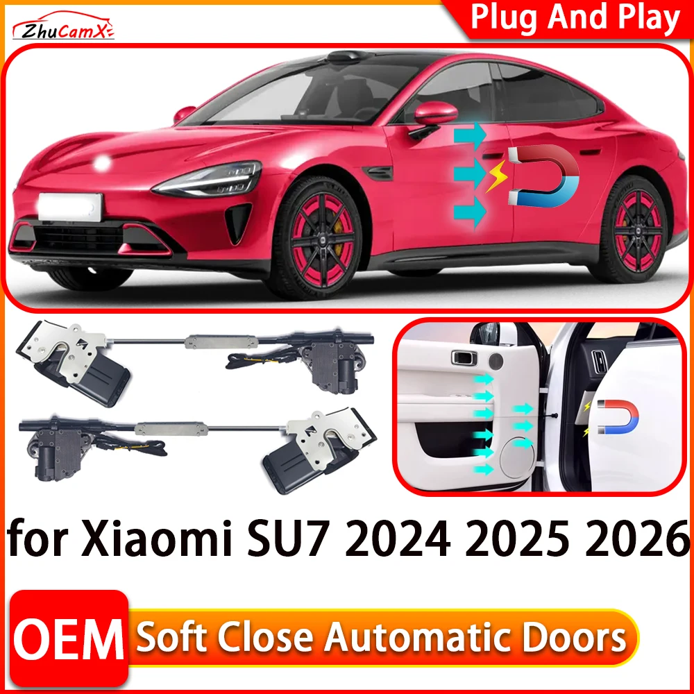

ZhuCamX for Xiaomi SU7 2024 2025 2026 Car Automatic Electric Soft Close Door Closer Power Closing Door Comfort Closing System