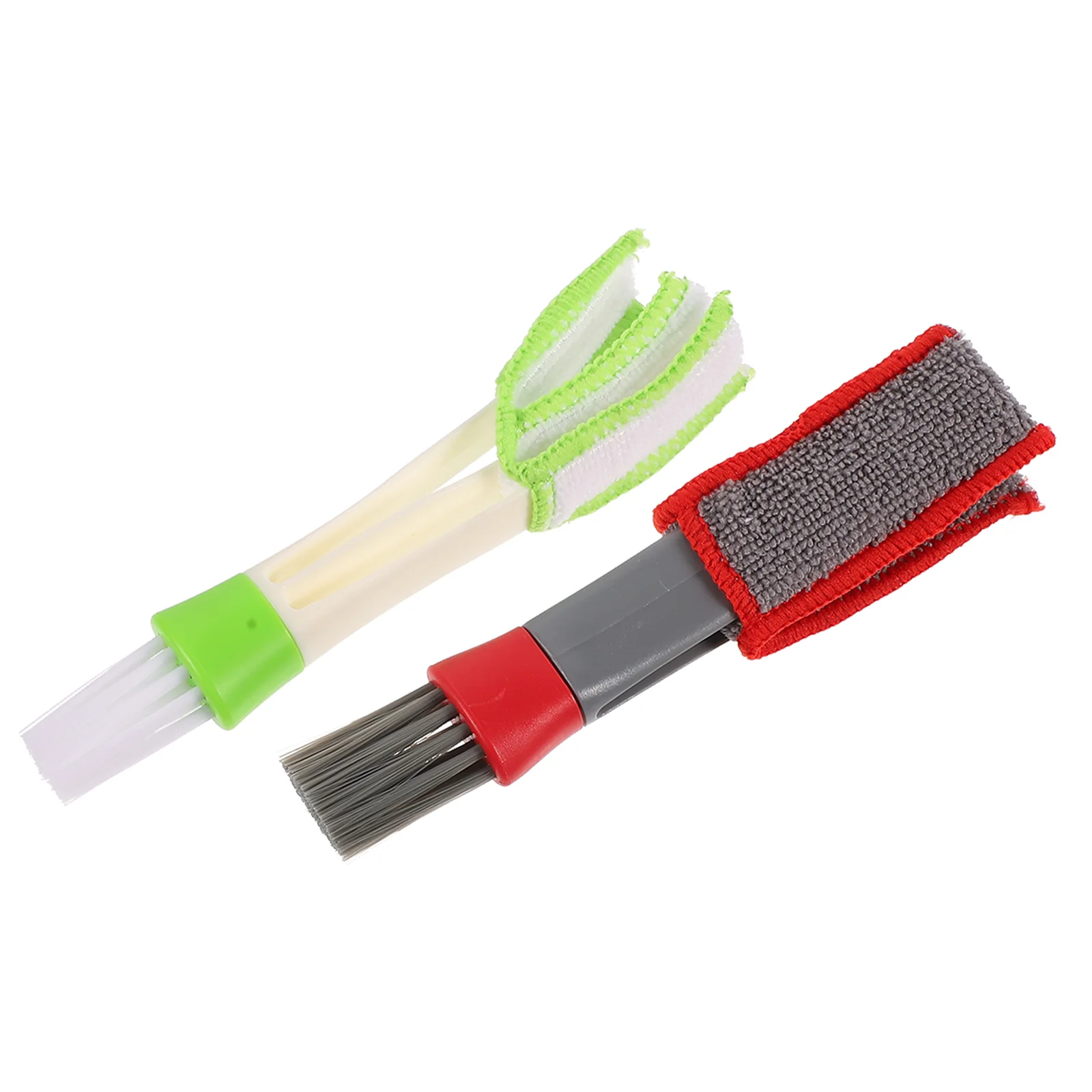 2 Pcs Cleaning Brush Car Supplies Double Ended Mini Duster Cars Tool Computer Keyboard Air Conditioner