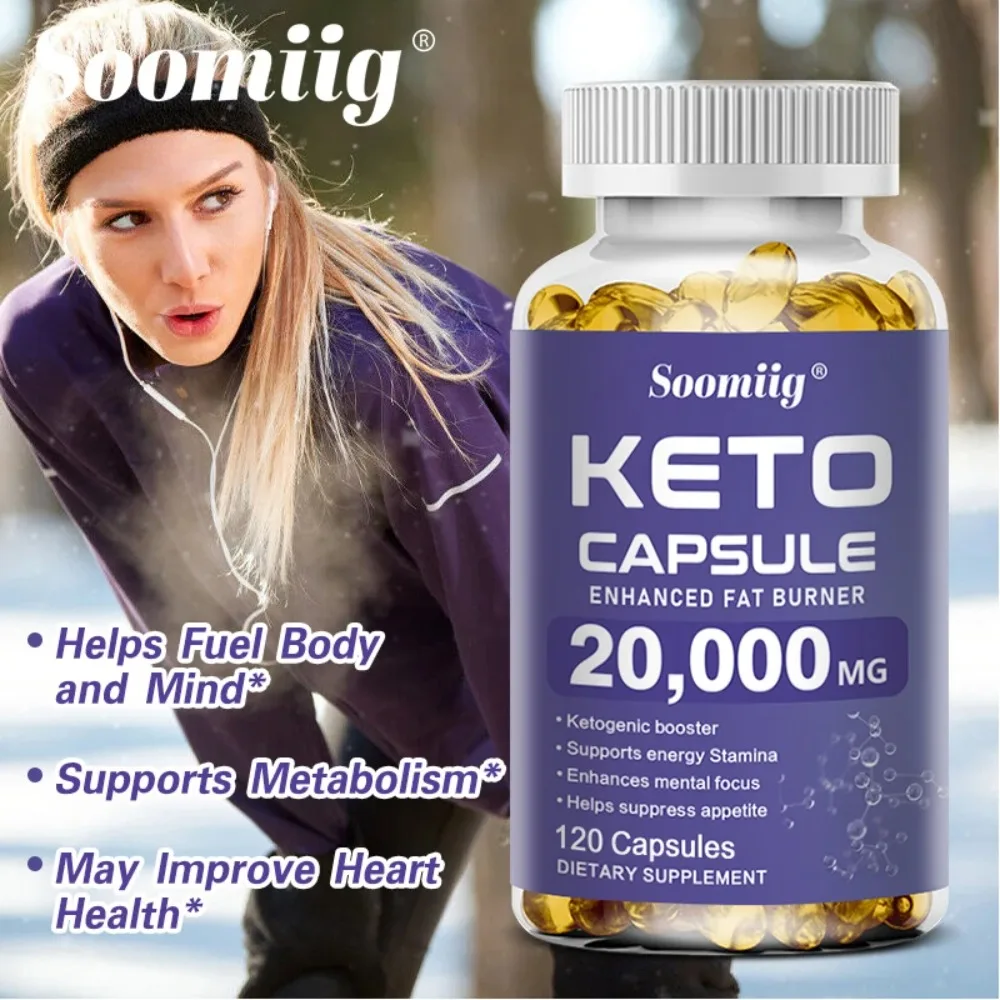 Keto + Apple Cider Vinegar Capsules - Natural Cleansing, Weight Management, Improve Digestion and Metabolism, Suppress Appetite