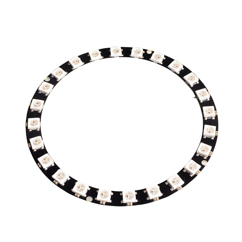24-bit WS2812 5050 RGB Light Emitting Diode Intelligent Full-color RGB Circular Development Board Large Ring with Sunlight Effec
