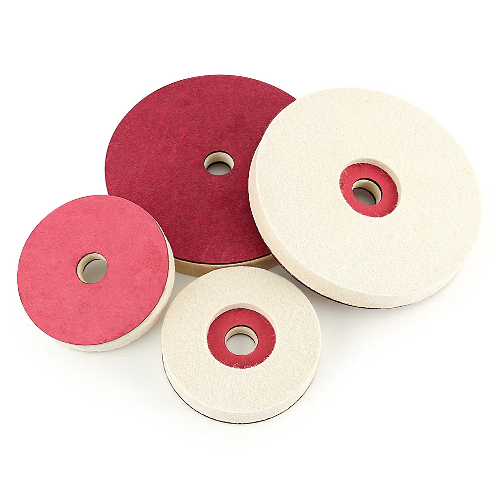 

1pc 115/180mm Premium Wool Polishing Pad Felt Wheel For Angle Grinders Wool Felt Buffing Pads For Metal Stone Glass Polishing