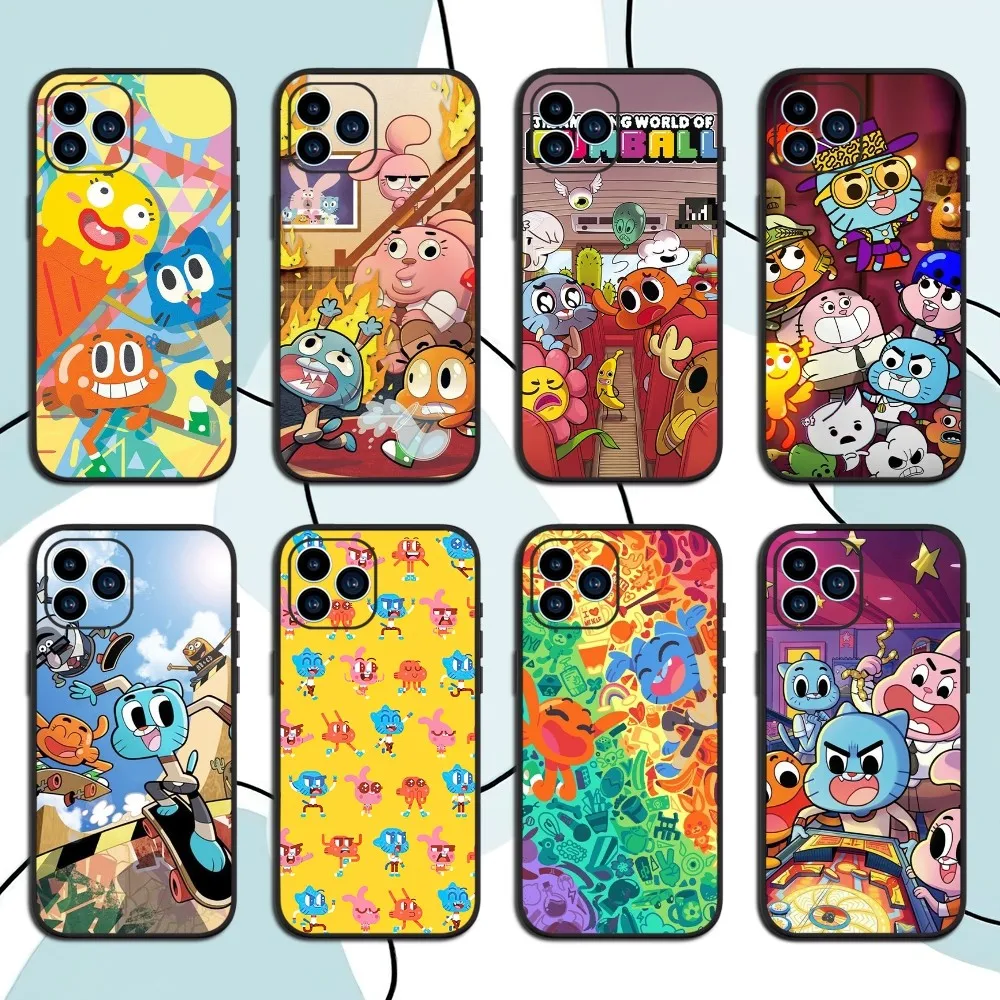 Cartoon A-Amazing W-World of G-Gumball Phone Case  For Samsung Galaxy S24 S23 S22 S21 S20 Ultra Plus S20FE FE Cover