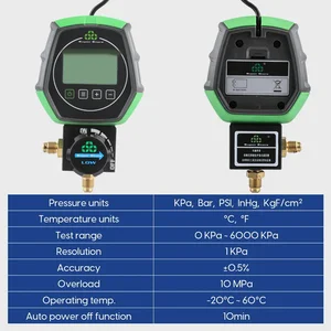 Electronic Fluoride Meter, Digital Display, Manifold Test, Soda Vacuum Pressure Meter, Air Conditioning Detection, DSZH 10 MAIN SALES DIGITAL VACULOOMER - №7