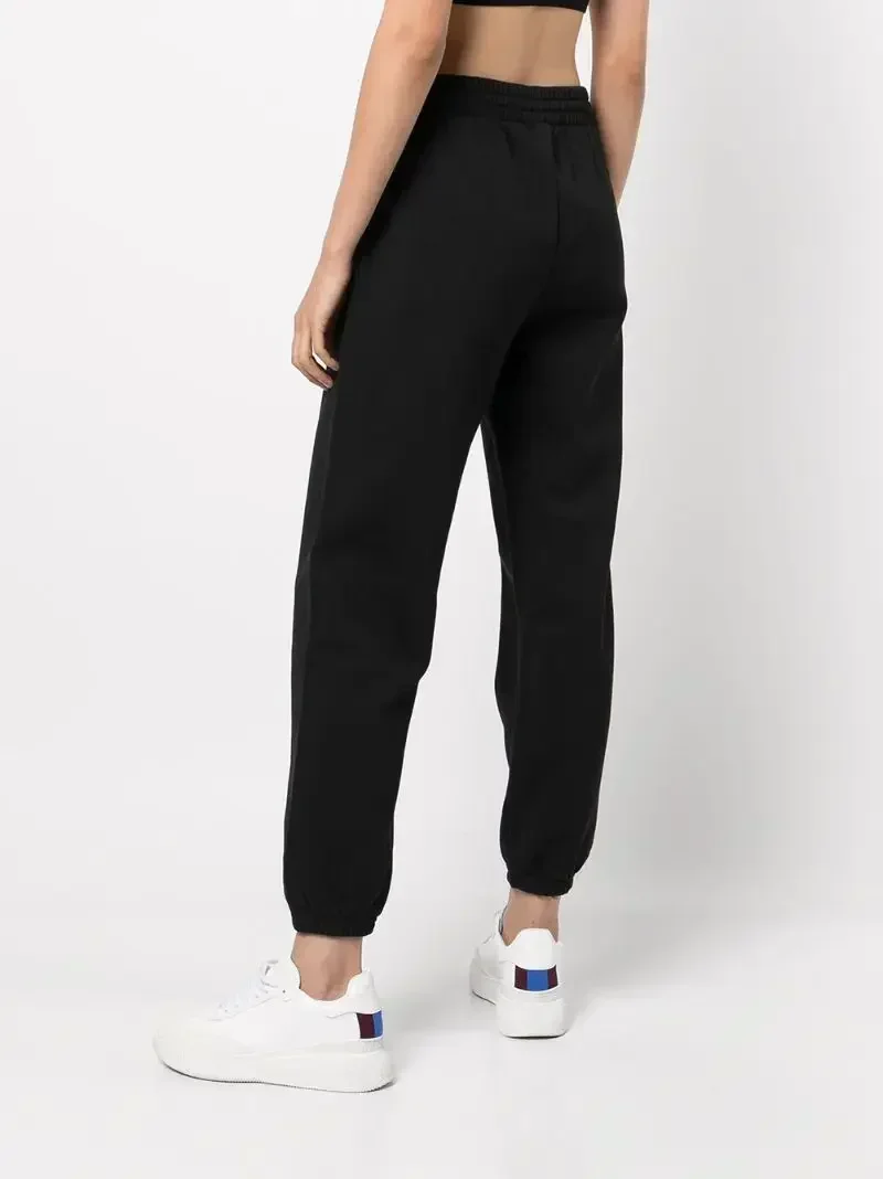 Pantalon élastique à jambe droite pour femmes, logo classique AB, doublure noire imprimée, saisir le sourire, européen et américain, automne et hiver, nouveau