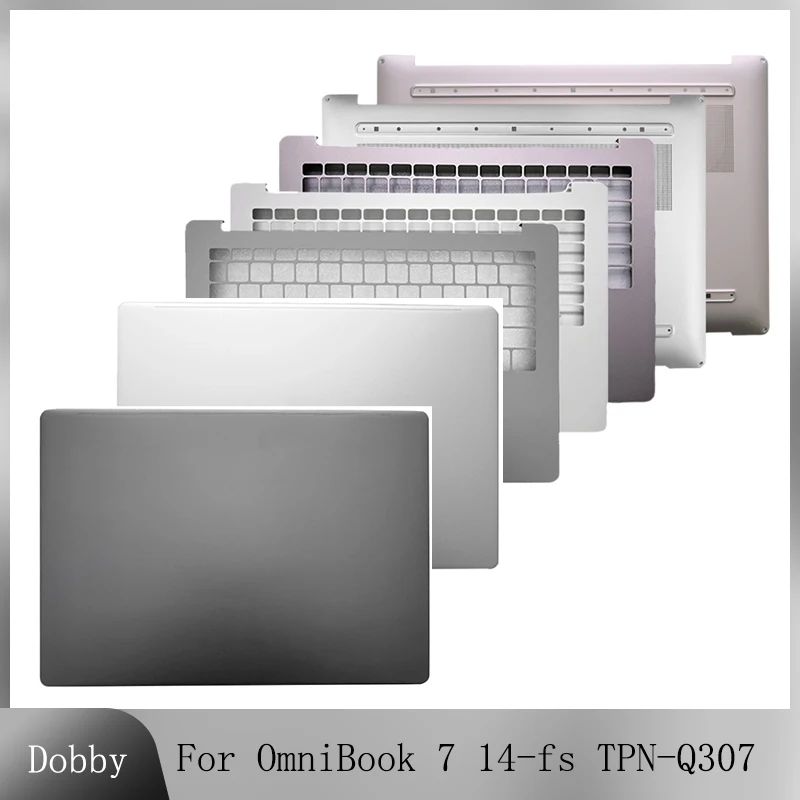 

New For OmniBook 7 14-fs TPN-Q307 LCD Back Cover Screen Case Upper Palmrest Housing Cover Bottom Case Lower Base Shell Silver