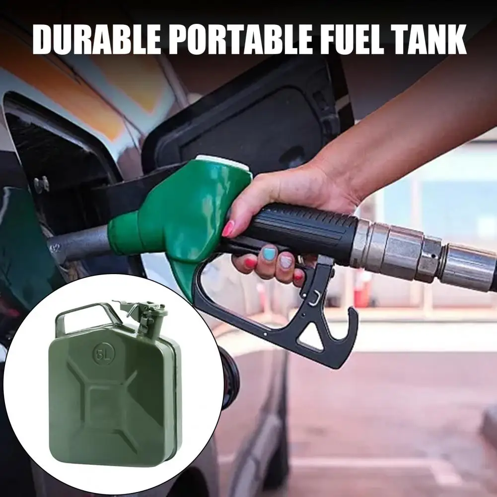 

Emergency Fuel Tank Fuel Tank Safety Lock Pin Spill-proof 5l Metal Gas with Safety Lock Pin for Trucks Cars Motorcycles Portable
