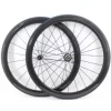 ロードバイク用のフルカーボンファイバーホイールのセット,管状クリンチャー,チューブレス,3k,12k,700c,新バージョン,38mm, 50mm, 60mm, 88mm 1