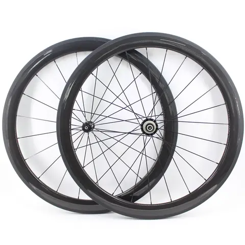최신 700C 도로 자전거 3K UD 12K 전체 탄소 섬유 자전거 Wheelset 탄소 관형 클린 처 튜브리스 림 38/50/60/88mm Wheelset