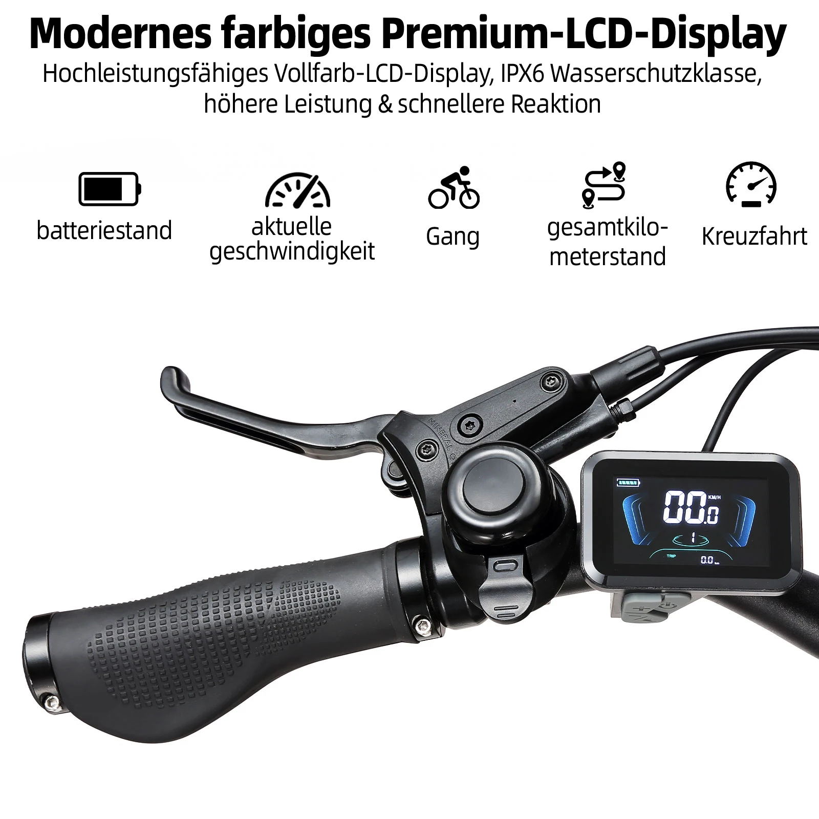 Bicicleta eléctrica TTGO C5 de 27.5 pulgadas para adultos, 648Wh, motor de 250W, alcance de 130 km, bicicleta eléctrica urbana para hombre y mujer, 7 velocidades, freno de disco hidráulico, bicicleta eléctrica de trekking para ir al trabajo.