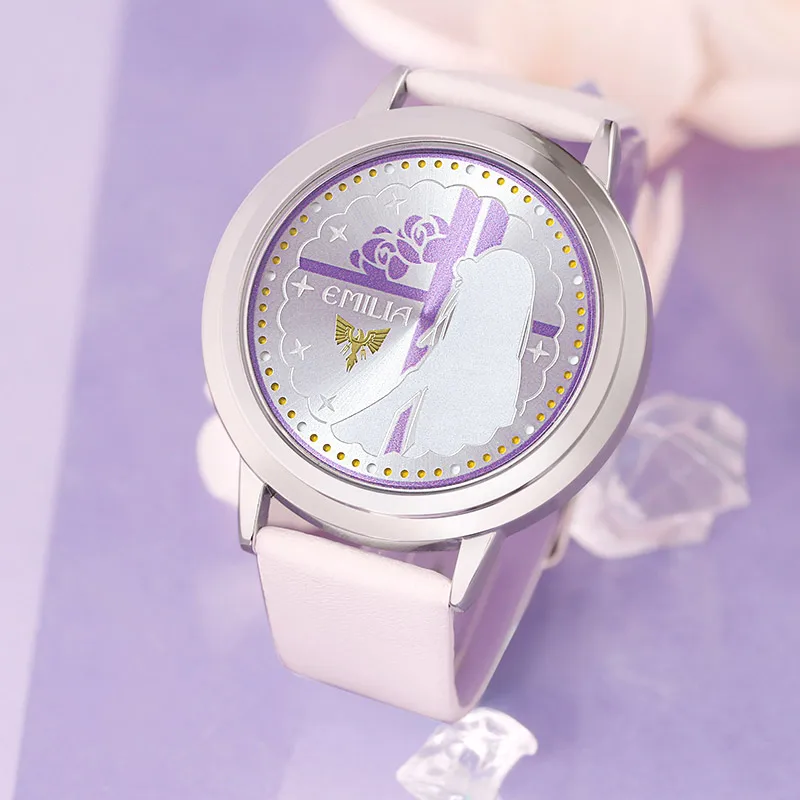 Re:Life In A Different World From Zero Rezero Re0 Anime Emilia Emiria LED Watch Waterproof Action Figure Gift