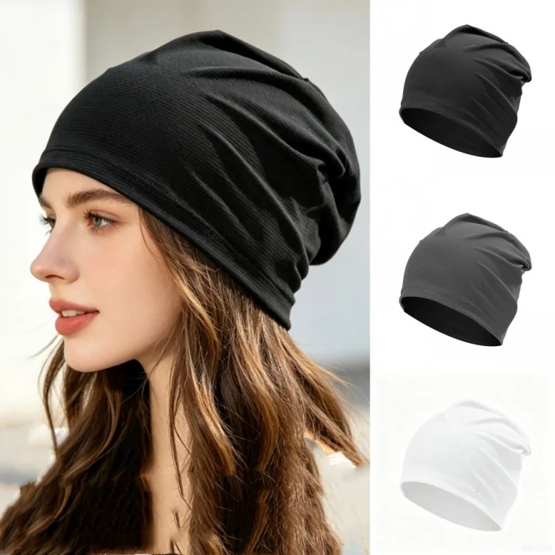 Cycling Under Helmet Liner Head Wrap Absorb Sweat Hat Breathable Quick Dry Beanie Cap Summer Sports Running Hiking Headdress Hat