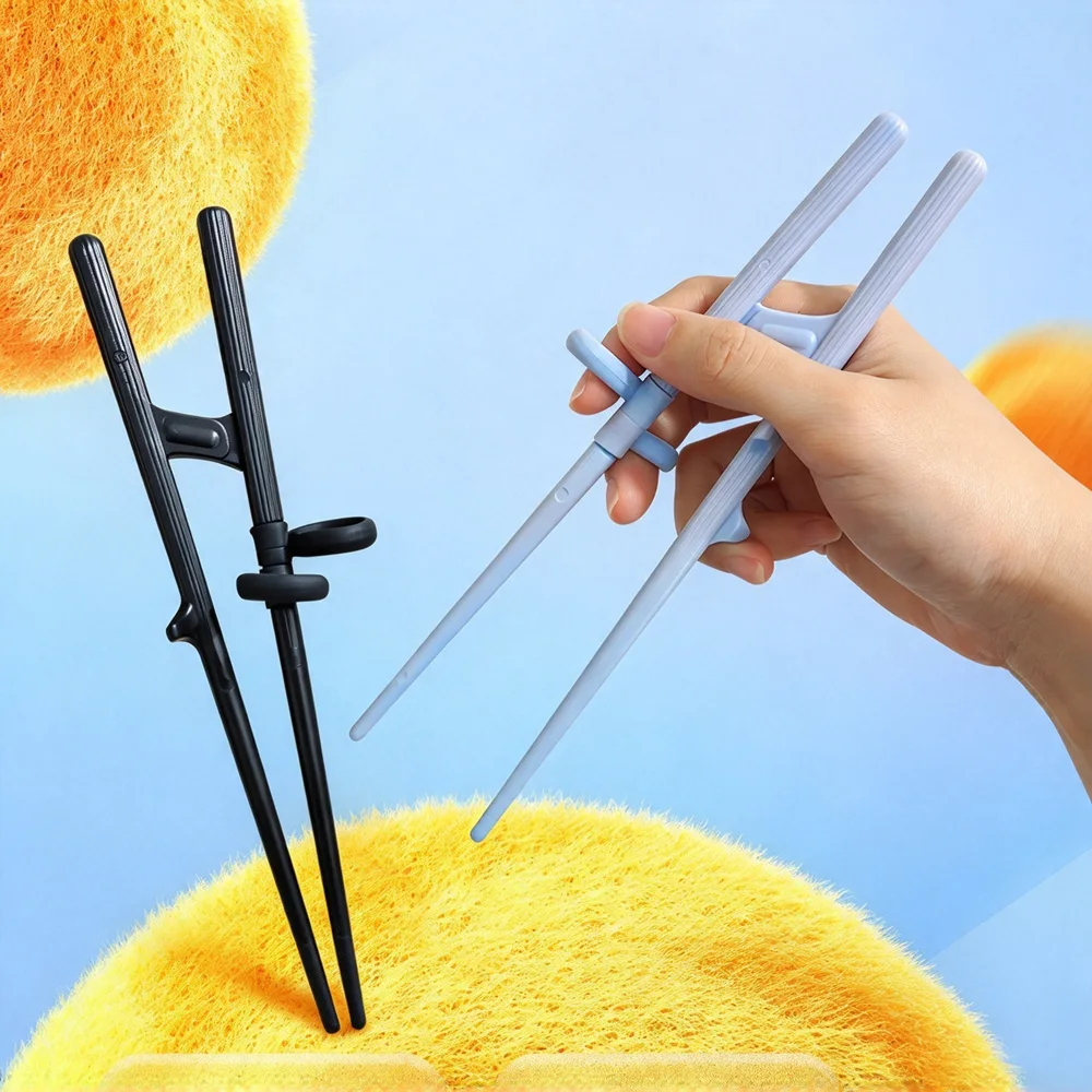 Learning Chopsticks for Older Kids Adults, 4-Finger Position Training Chopsticks for Correcting Holding Posture