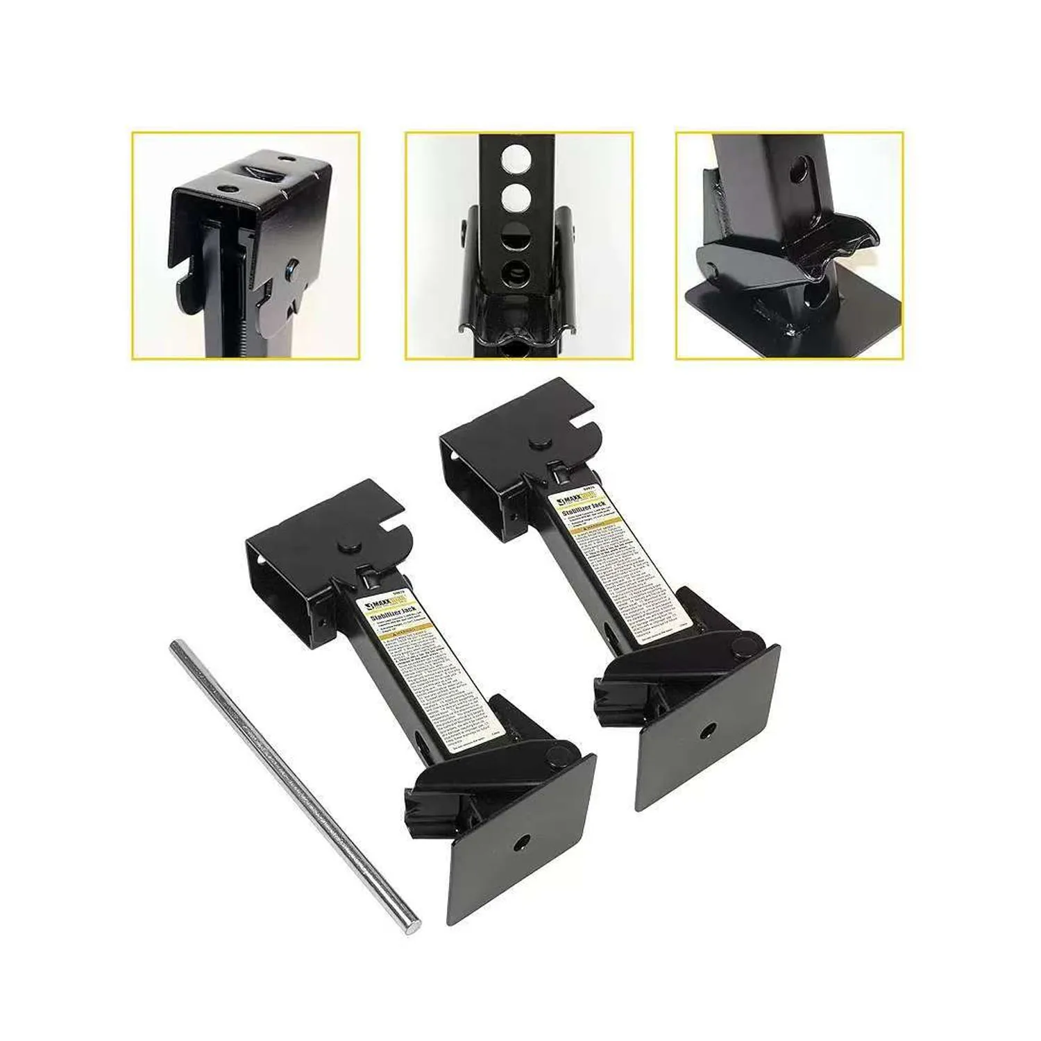 قافلة الرفع الميكانيكية اليدوية، تدعم ركن السيارة، دعامات جاك، ملحقات قافلة المقطورة