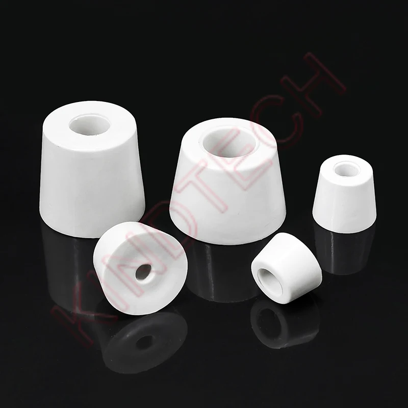 White Rubber Feet Pad Dia 19mm~50mm Chair Furniture Leg Pad Speaker Shock Stand Absorber Non-slip With Gasket Floor Protector