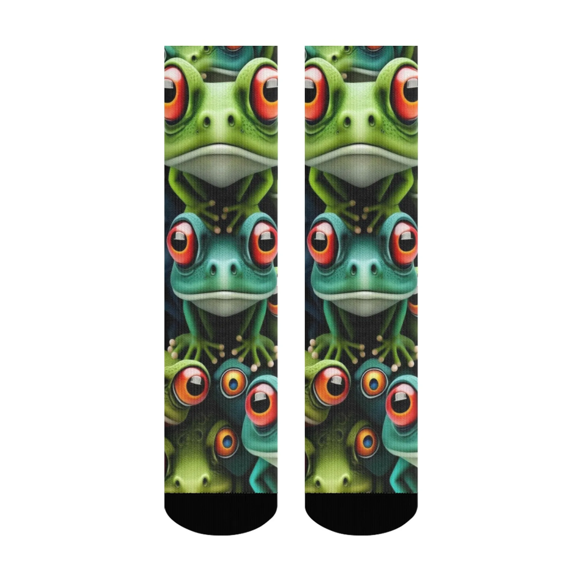 Red-eyed Tree Frog Socks Durable Lightweight Smooth Men's Commuting City Walks Music Festivals Novel Funny Fashion Festive Gifts
