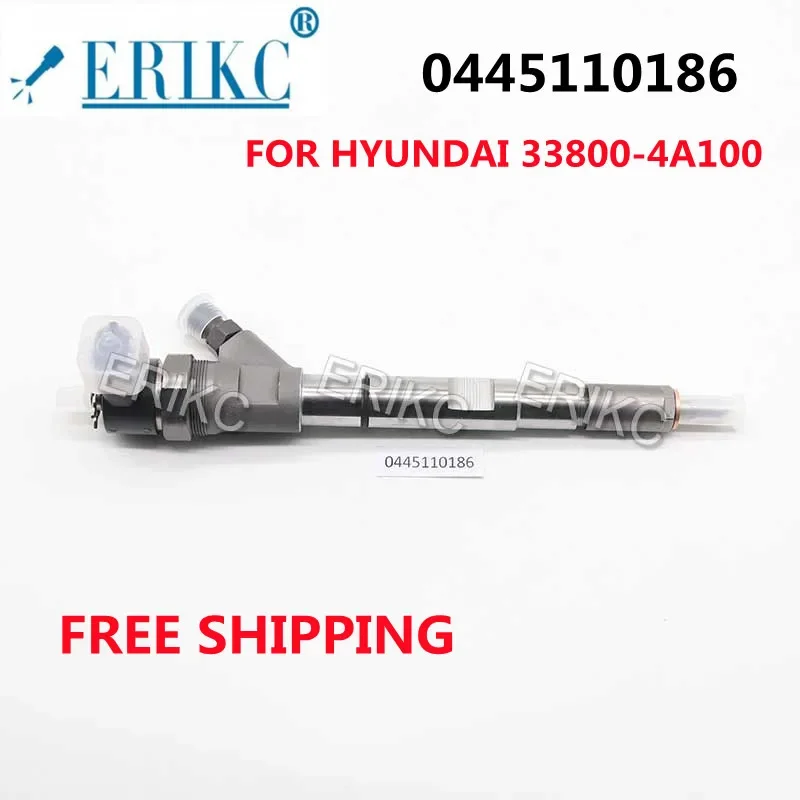 0445110186 Common Rail Fuel Injector 0445110279 0445110730 for HYUNDAI 33800-4A100