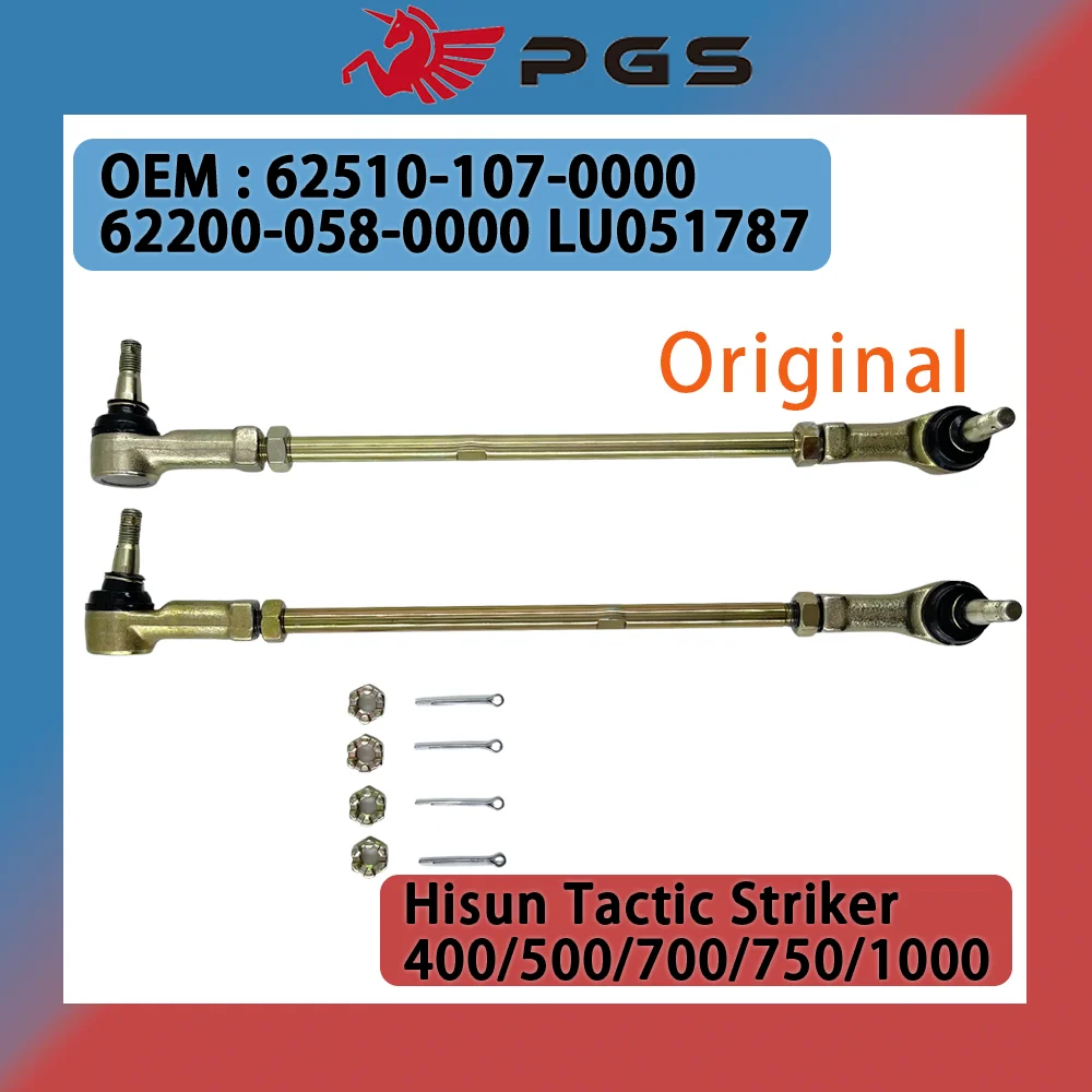 

Original 2PCS Steering Tie rod Assy For Stels ATV 500H 700H Hisun Forge 400 500 700 1000 LU051787 62510-107-0000 62200-058-0000