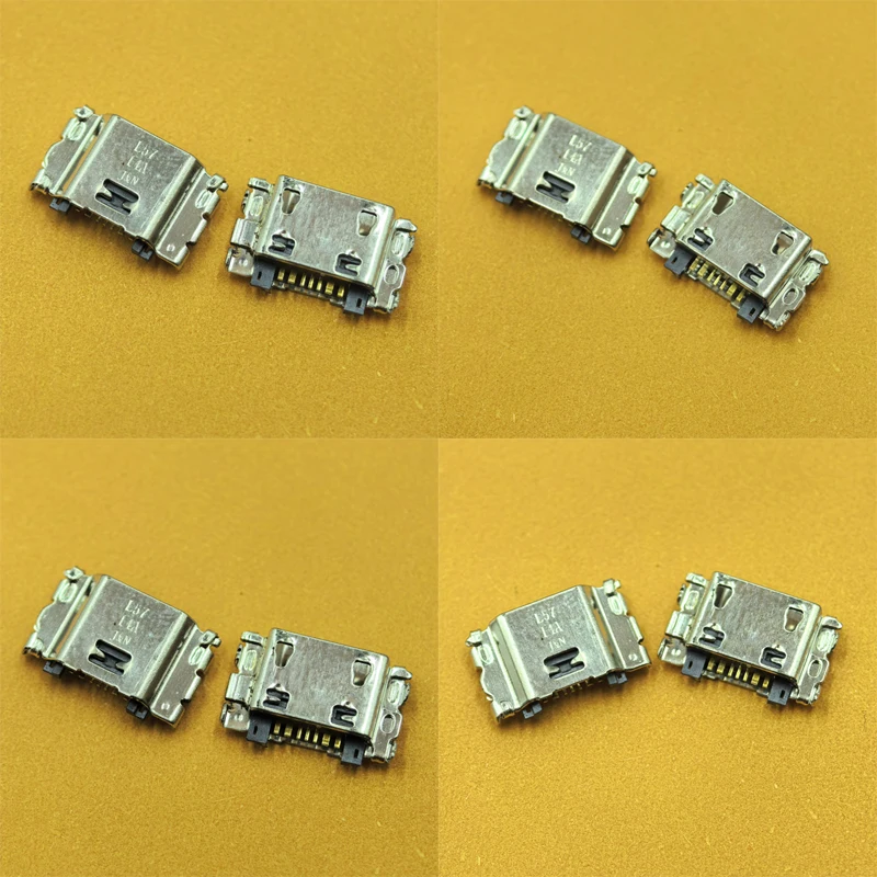 Conector de carregamento USB (10-200 peças) para Samsung Galaxy J1 Ace J110 J111 J700 J5 J500 J7 Prime G5700 J810 J600