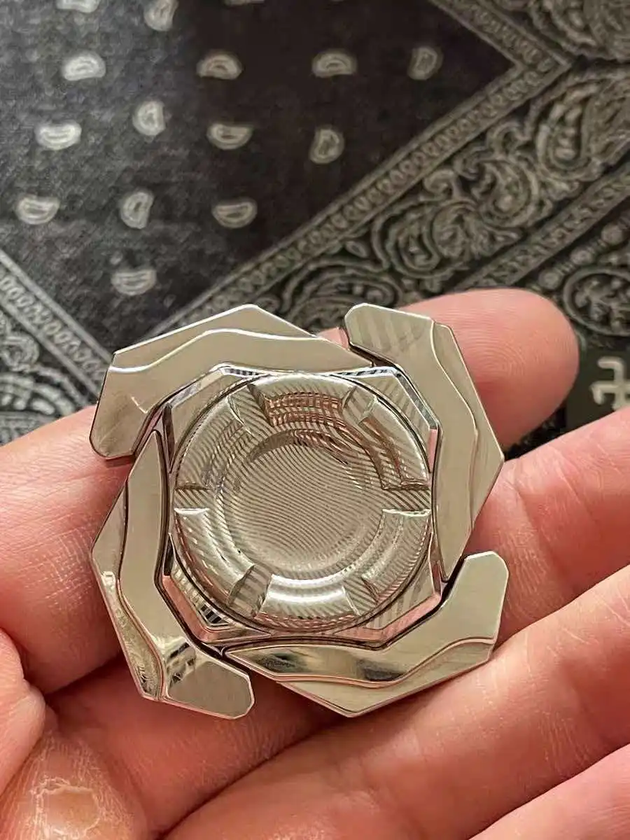 Used Edc Hope Da Ma Shan Feng Lan Fingertip Gyro Stress Relief Toy