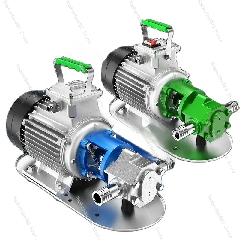 Self-Priming Stainless Steel Pumping Oil Pump, 220 V 380V Gear, High Viscosity, Engine Oil Diesel Cooking Oil Hydraulic