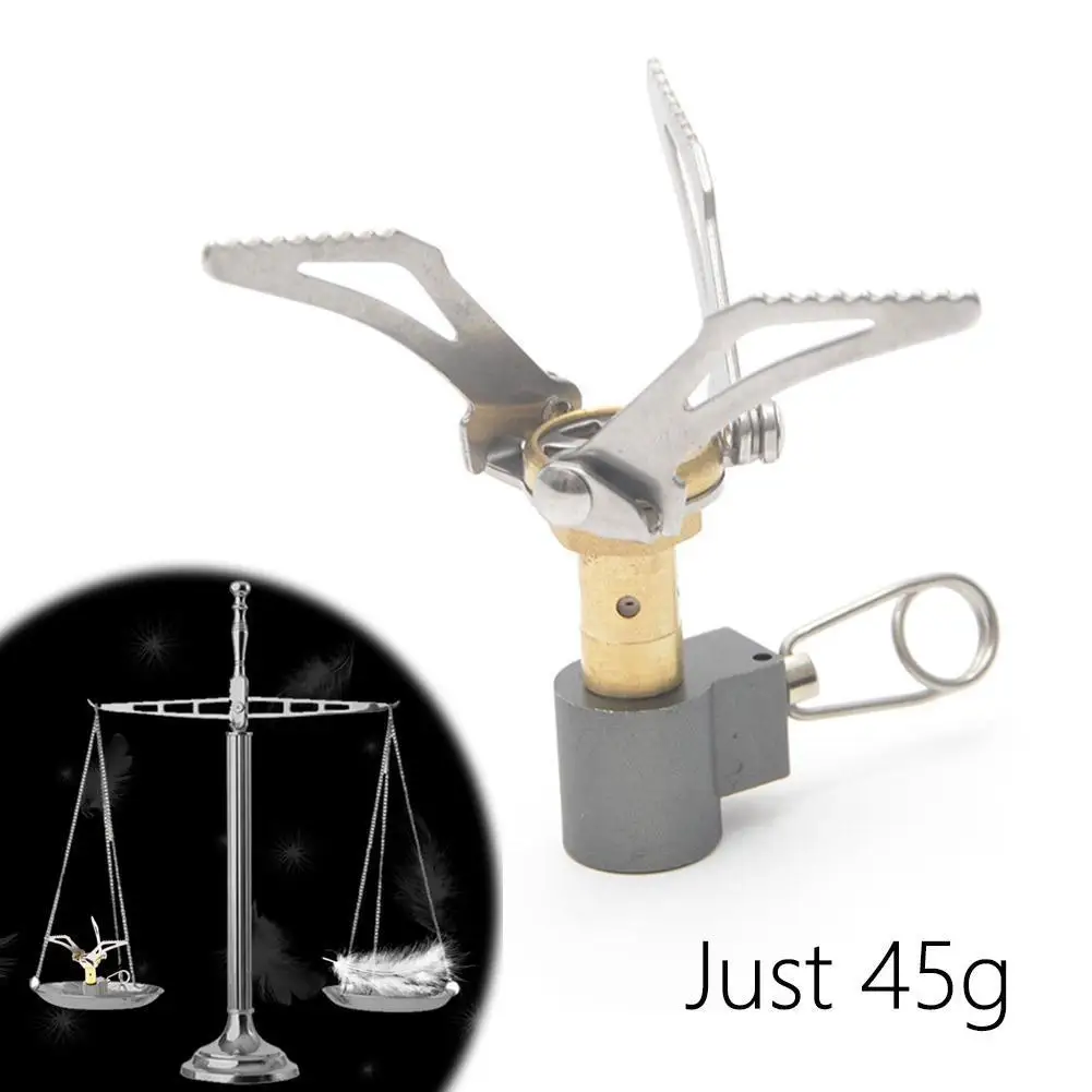 

1pcs Folding Gas Stove Burner All-in-one Aluminum Alloy Foldable Furance Head High Quality Mini Camping Burner For Picnic