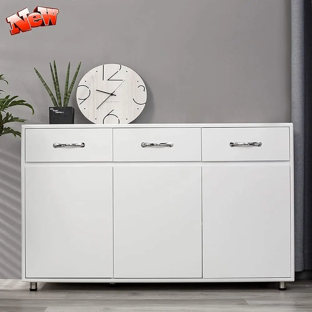 

Dangruut Upgraded Modern Buffet Sideboard Cabinet, Home Kitchen Console Table For Entryway With Drawer And Shelf For Living