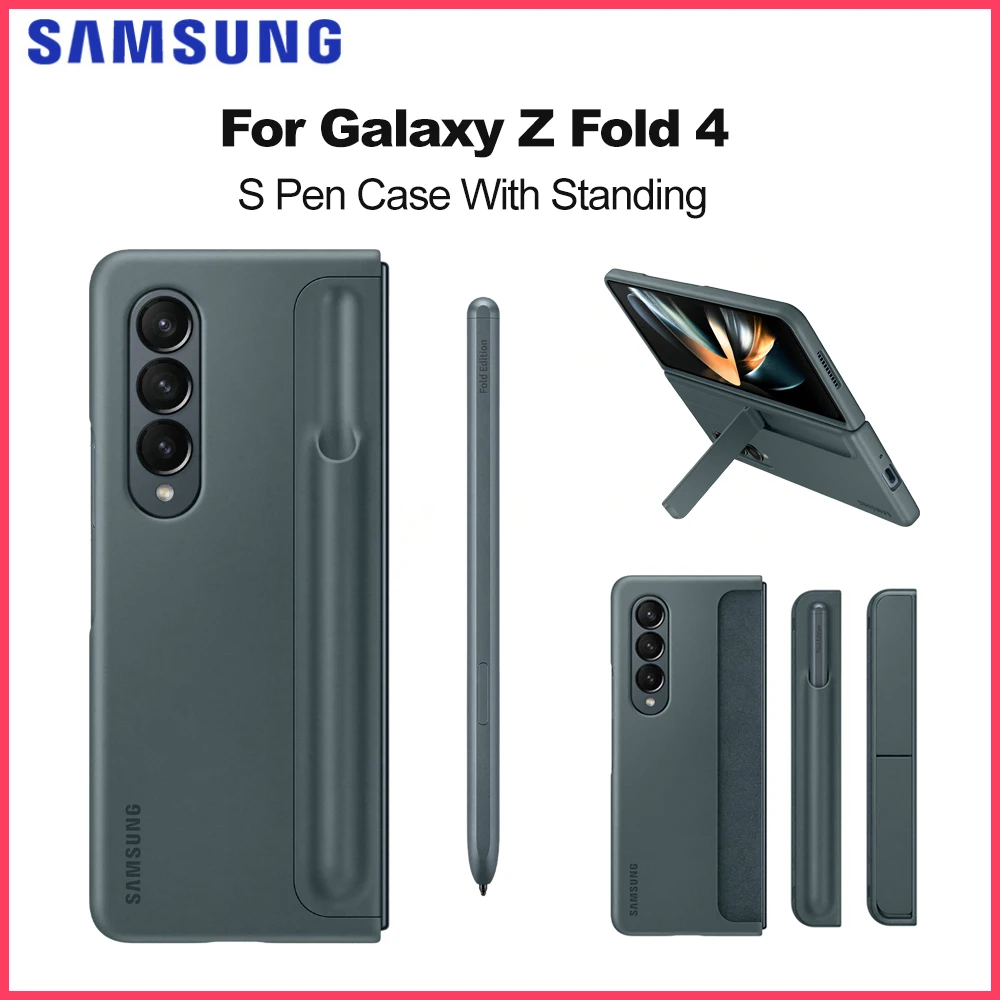 

Оригинальный чехол-ручка для Samsung Galaxy Z Fold 4 S с подставкой, силиконовый чехол для телефона Z Fold 4, EF-OF93P