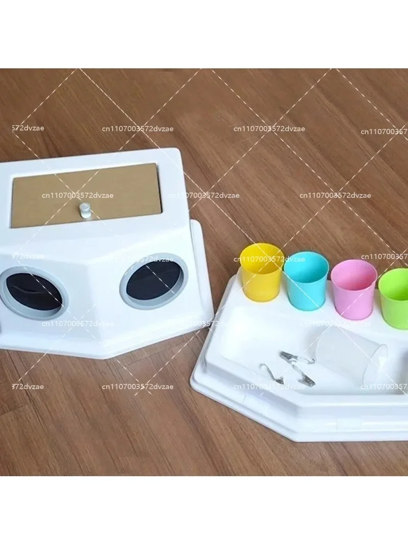 Portable Dental X-Ray Film Processor Developer Chamber Manual Washing Darkroom Box for Dental Practice