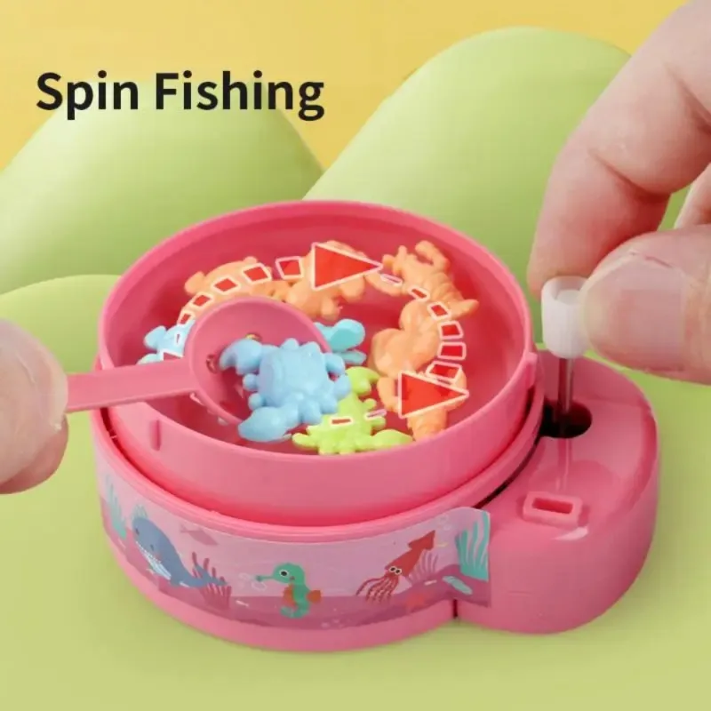 

Creative Novelty Toys Mini Fish Catcher with Figures Sea Creature Fishing Water Catching Game Interactive Toys for Kids
