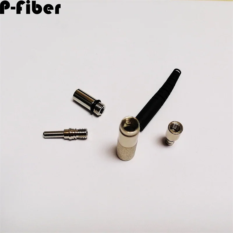 SMA905 connector kits 130um 330um 430um660um 1000um long knurled nut SMA fiber optic jumper connector quartz optical fibre 10pcs