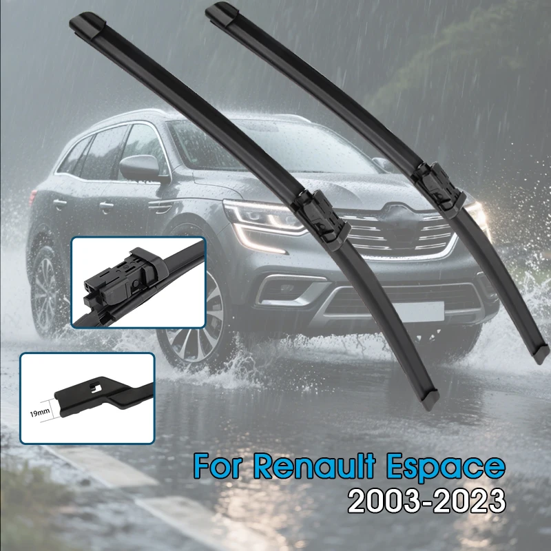

Car Wiper Blades For Renault Espace IV 4 V 5 2003-2023 Windshield Windscreen Front Window Blades 26"+17" Car Accessories