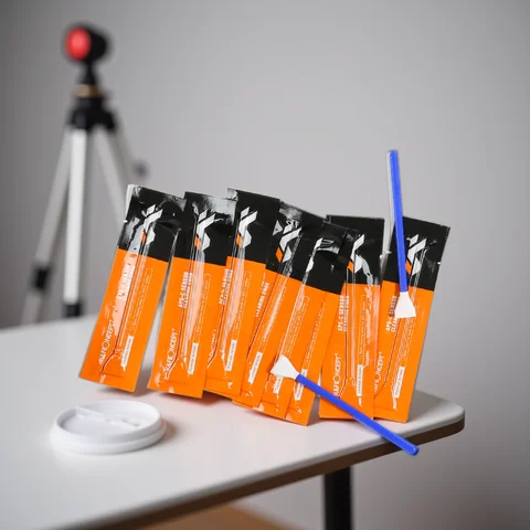 K & F Concept APS-C 센서 용 면봉 10 개 개별적으로 진공 포장 면봉 브러시 DSLR 디지털 카메라