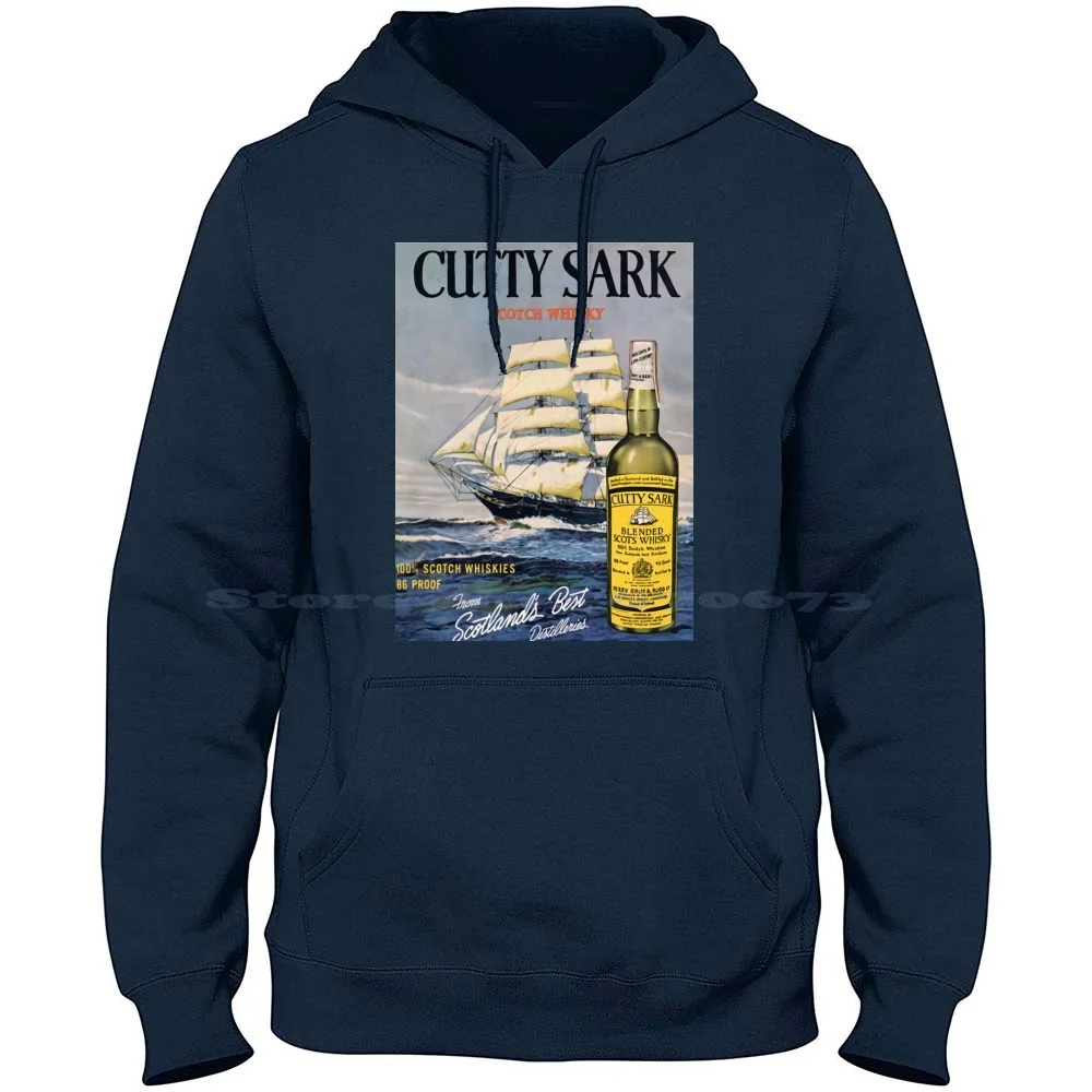 Cutty Sark-Sudadera con capucha de algodón puro 100%, camiseta Cutty Sark Scotch Whisky Bowmore Escocia, destilería, cóctel, bebida lagavulina