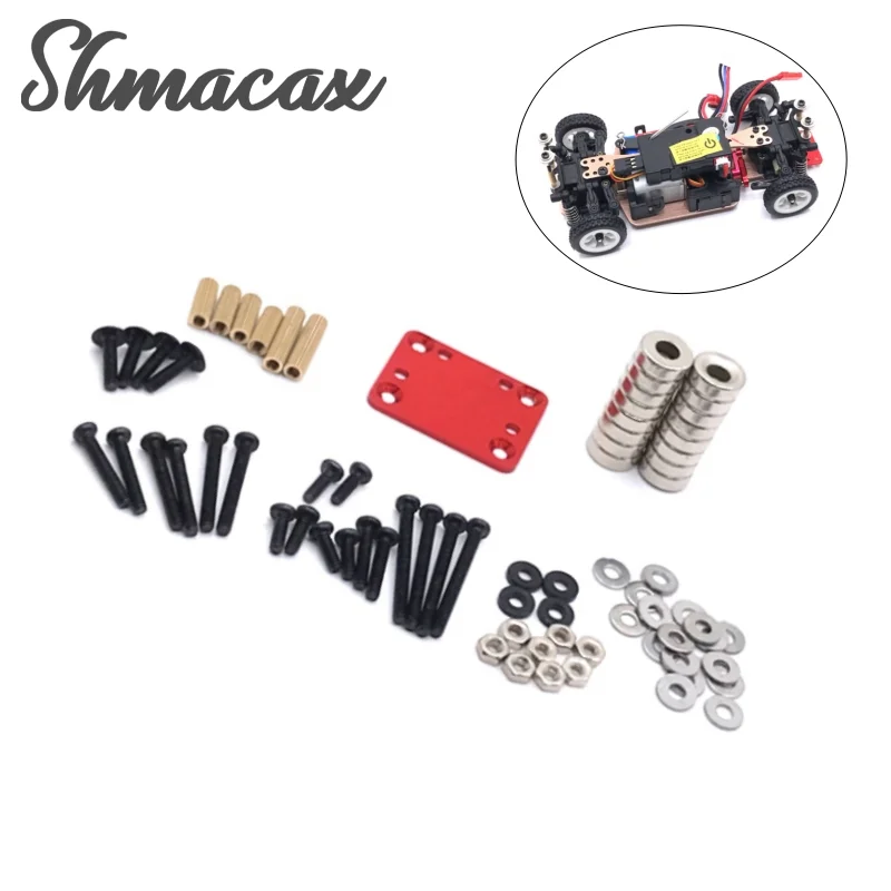 Metal Shell Fixação de Ajuste para Carro RC, 1/28, K969, K979, K989, K999, P929, P939, 284131, MINI-Q, Acessórios de Atualização