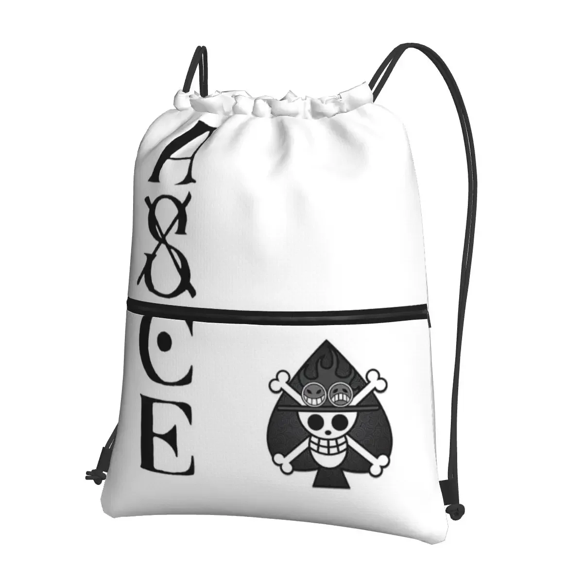 Portgas D. ZanAnime-Sacs à dos portables pour hommes et femmes, sac de proximité WString, sacs de rangement de poche Bundle, voyage, sport, mode