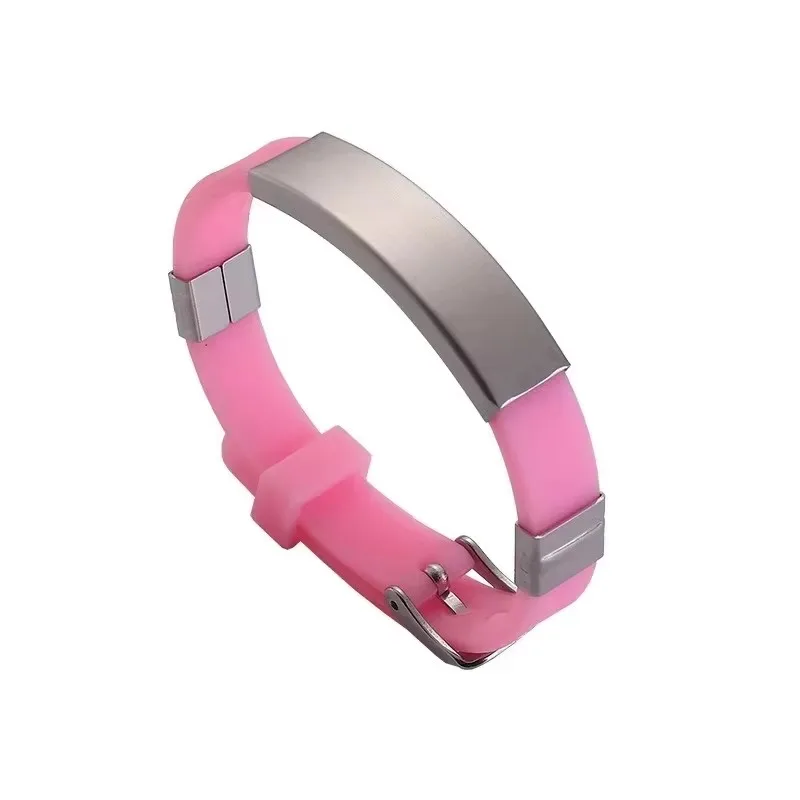 Custom Adjustable Wristband Bracelet, Personalized ID