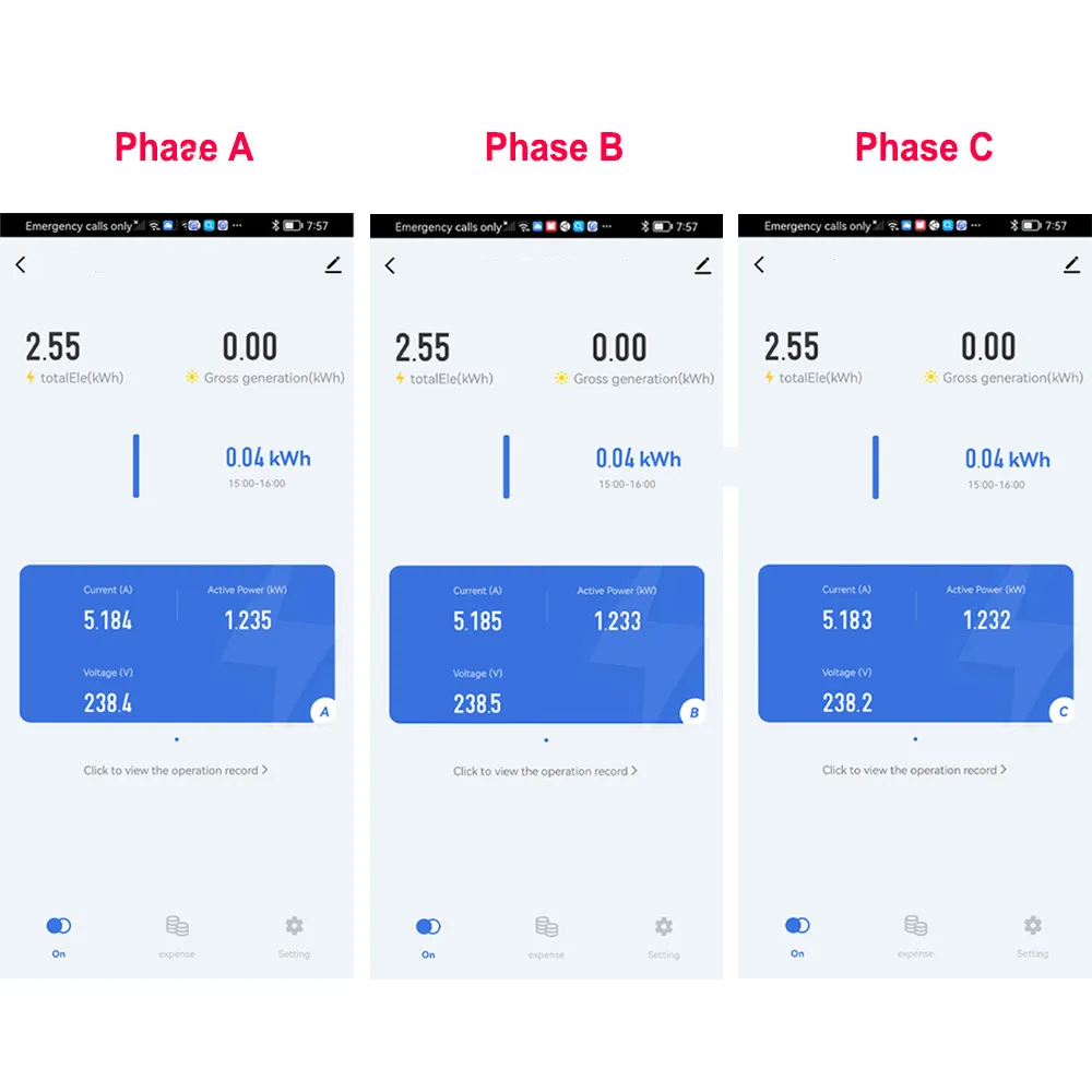 Tuya ZigBee 3 เฟสแบบสองทิศทาง Multi-tariff Energy Meter App Monitor สนับสนุน Modbus RTU 3*110/190V 230/400VAC 50/60Hz