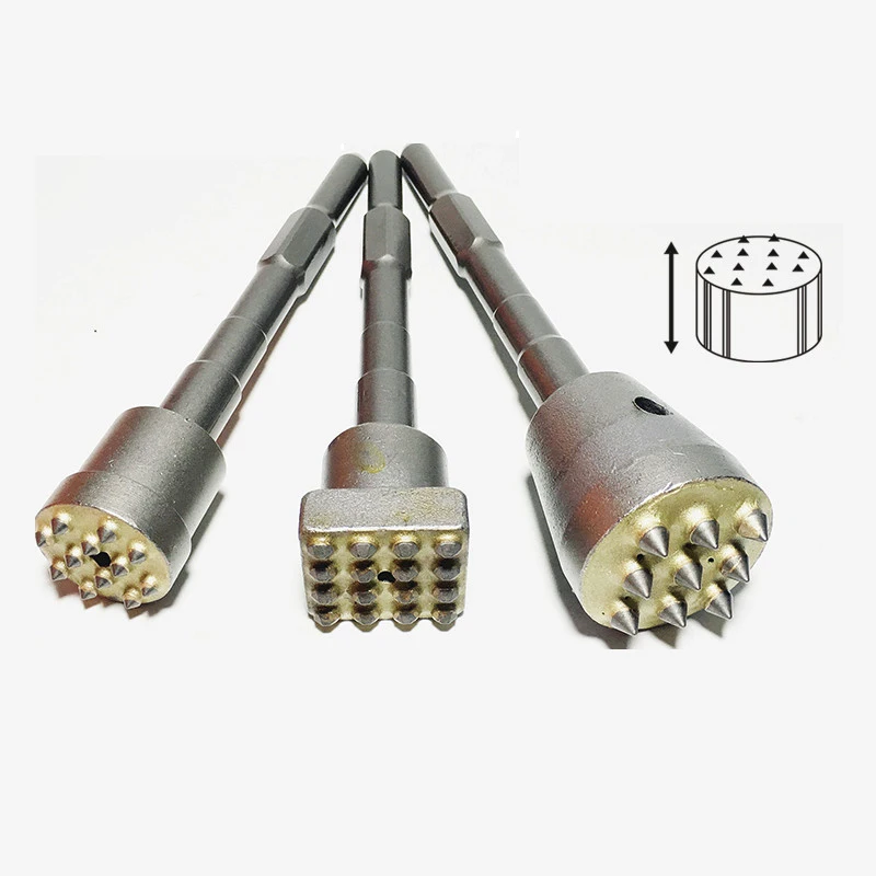 Heavy Durable Hammer Separate Shaft Rod Head  Electric Smashing Big Alloy Chisel  Concrete Cement Stone Viaduct Hitting